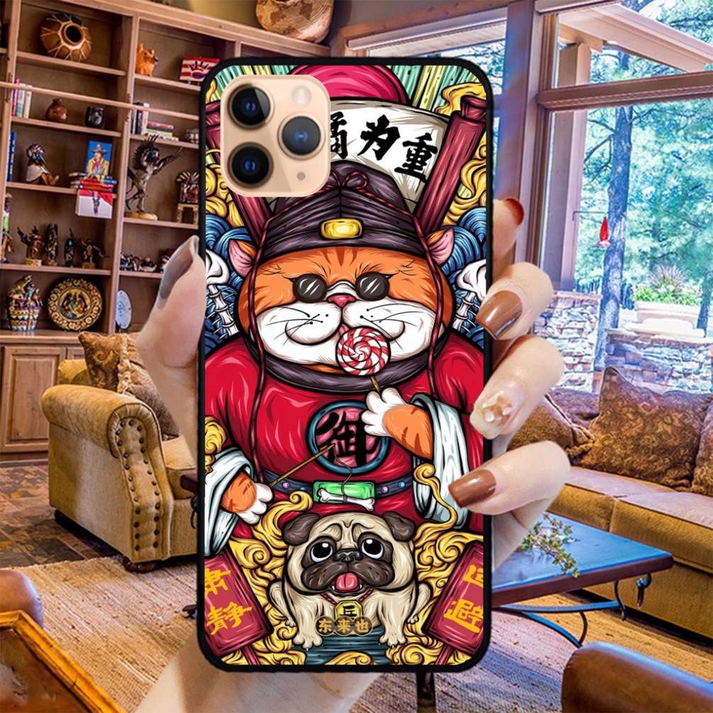 Ốp lưng Iphone 12 -IPHONE 12 PRO-IPHONE 12 MINI-IPHONE 12 PRO MAX ốp lưng in hình mèo thần tài siêu 