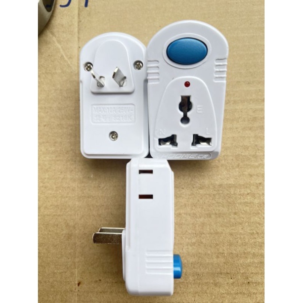 Bộ chuyển từ chân đẹp qua chân tròn, 3 chân có công tắc