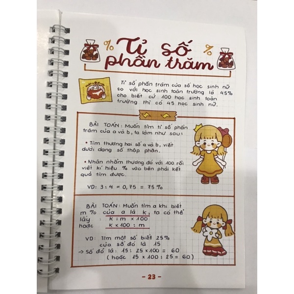 Sổ Tay Takenote Toán 5