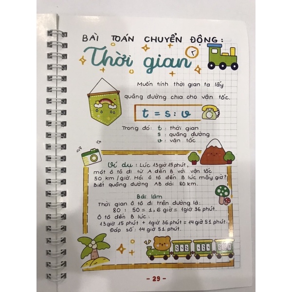 Sổ Tay Takenote Toán 5