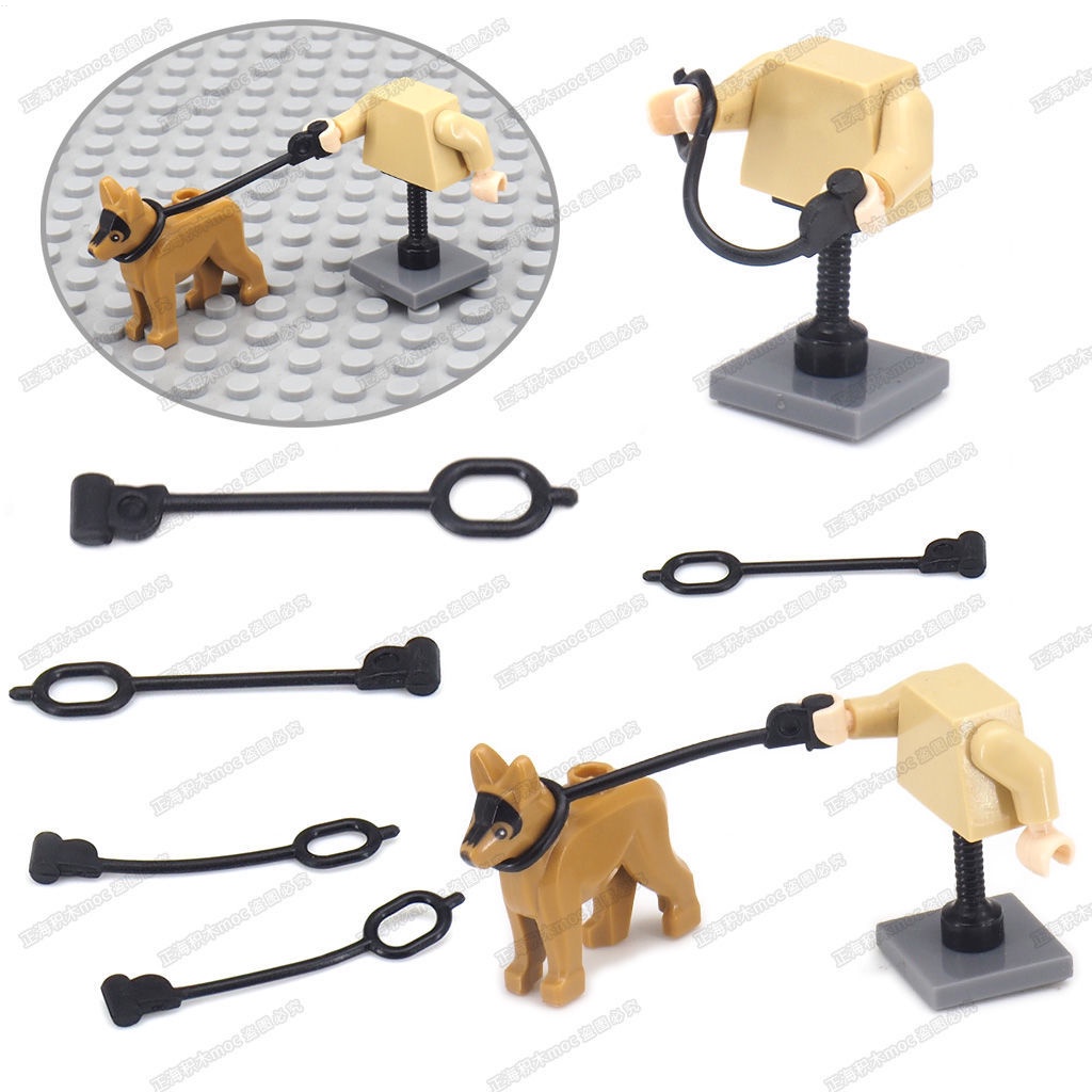Đồ Chơi Lego Lắp Ráp Mô Hình Chú Chó Cảnh Sát Quân Đội Tuần Tra Dễ Thương Cho Bé
