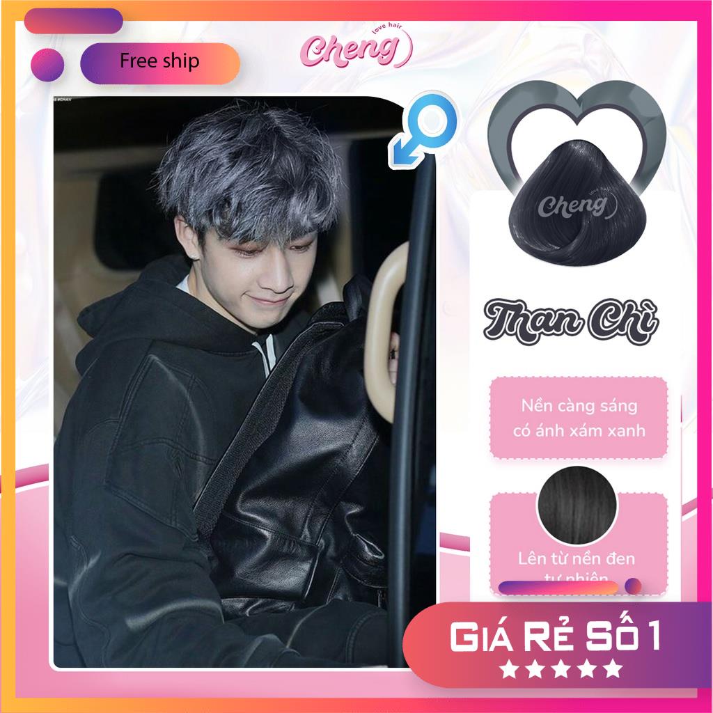 Thuốc Nhuộm Tóc Màu THAN CHÌ Nam Không Tẩy | Chenglovehair, Chenglovehairs
