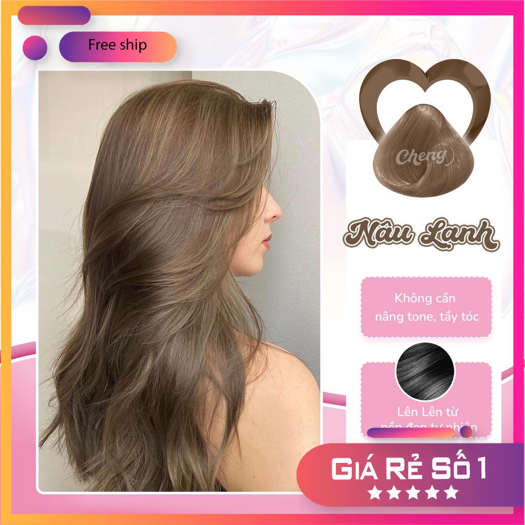 Thuốc Nhuộm Tóc Màu NÂU LẠNH Không Tẩy | Chenglovehair, Chenglovehairs
