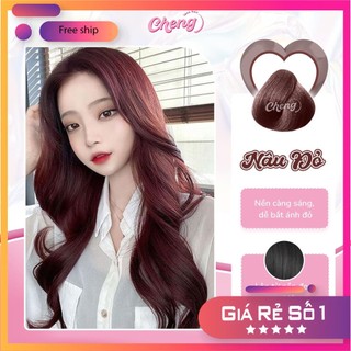 Thuốc Nhuộm Tóc Màu NÂU ĐỎ Không Tẩy | Chenglovehair, Chenglovehairs