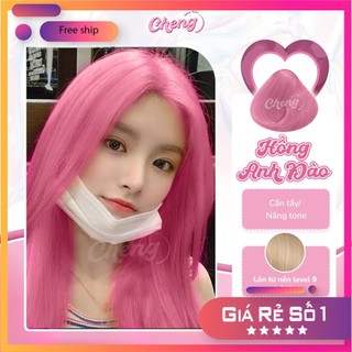 Thuốc nhuộm tóc màu hồng đào - hồng anh đào | chenglovehair, chenglovehairs