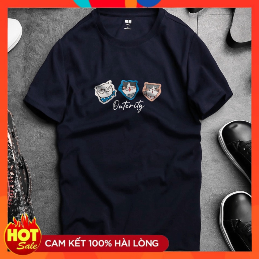 Áo thun Outerity Cat cotton nam nữ