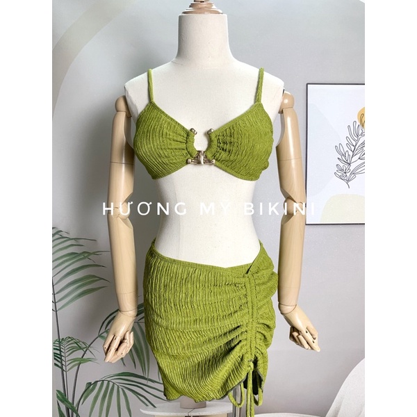 Hot Bikini 2023, Combo Gồm 3 Mảnh Áo +Quần+Vây Rút Đính Khoen Sang Sịn Cao Cấp,Ảnh Thật Nhiều Màu | BigBuy360 - bigbuy360.vn