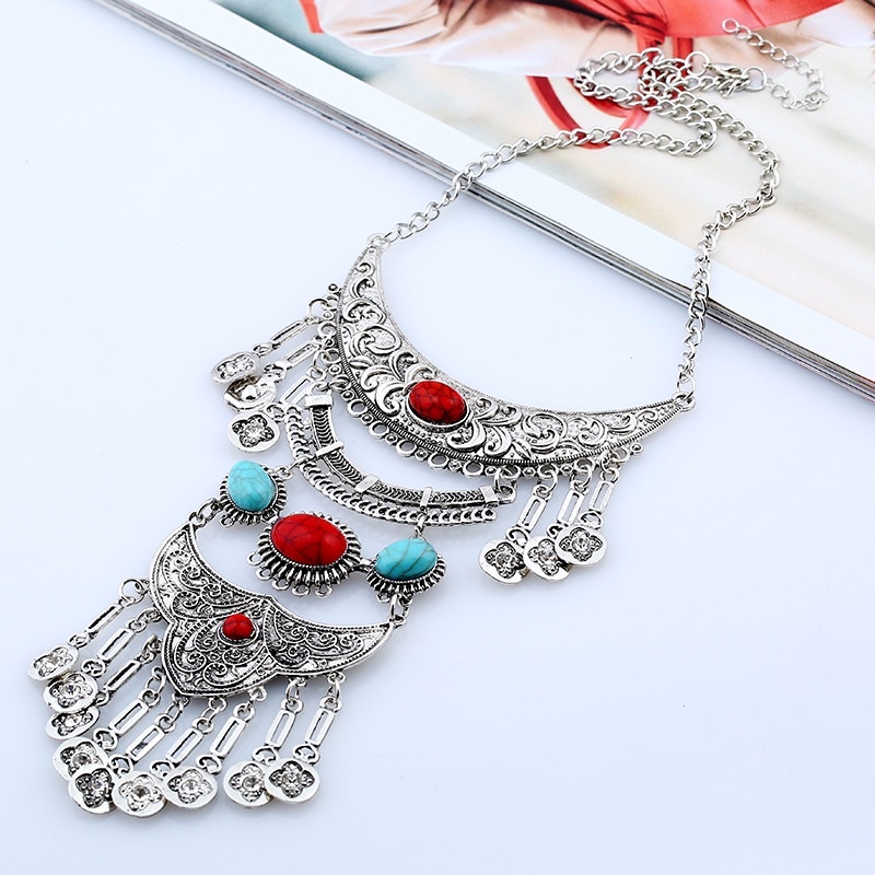 Vòng cổ tây vực tây tạng hi lạp mẫu mới