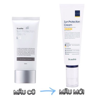 Kem chống nắng cho da treatment, nhạy cảm dr esthe sun protection cream spf50+ 50ml