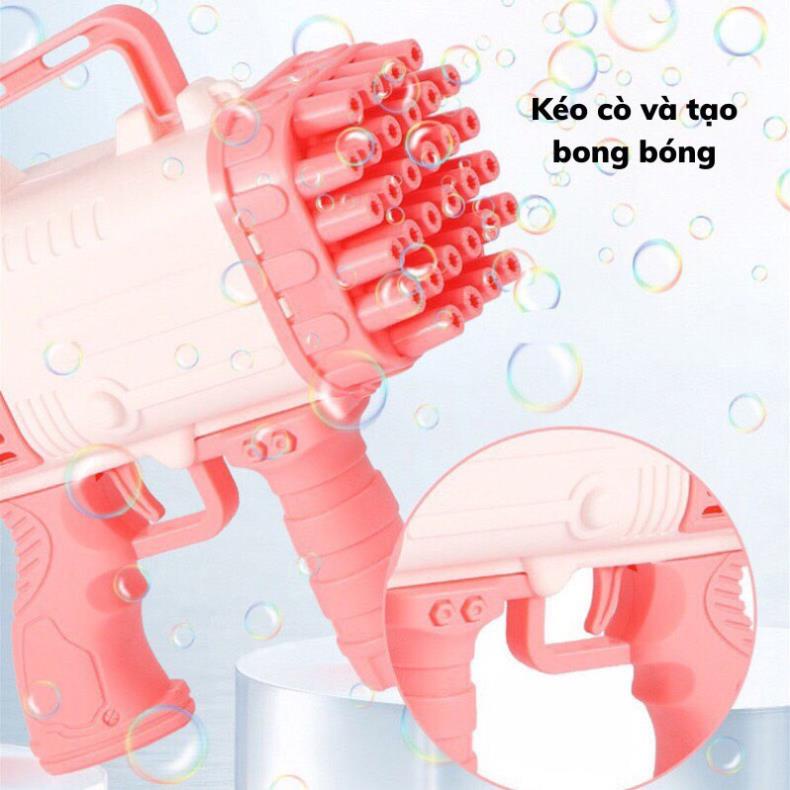 Súng bắn bong bóng xà phòng 32 nòng - đồ chơi cho bé