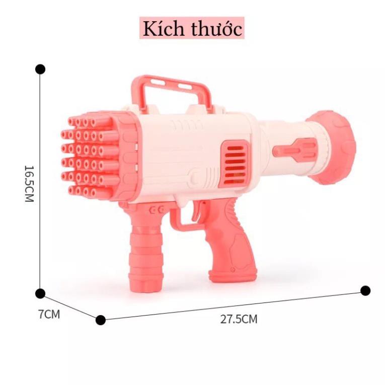 Súng bắn bong bóng xà phòng 32 nòng - đồ chơi cho bé