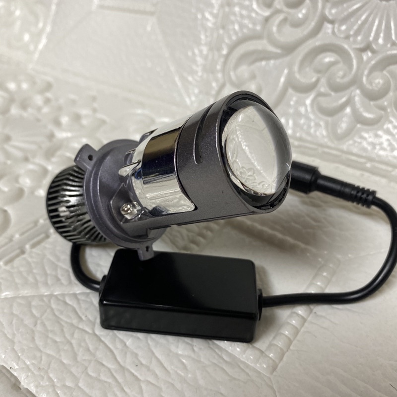 Đèn led H4 bi polarized P6 sáng 60w gắn ô tô xe máy