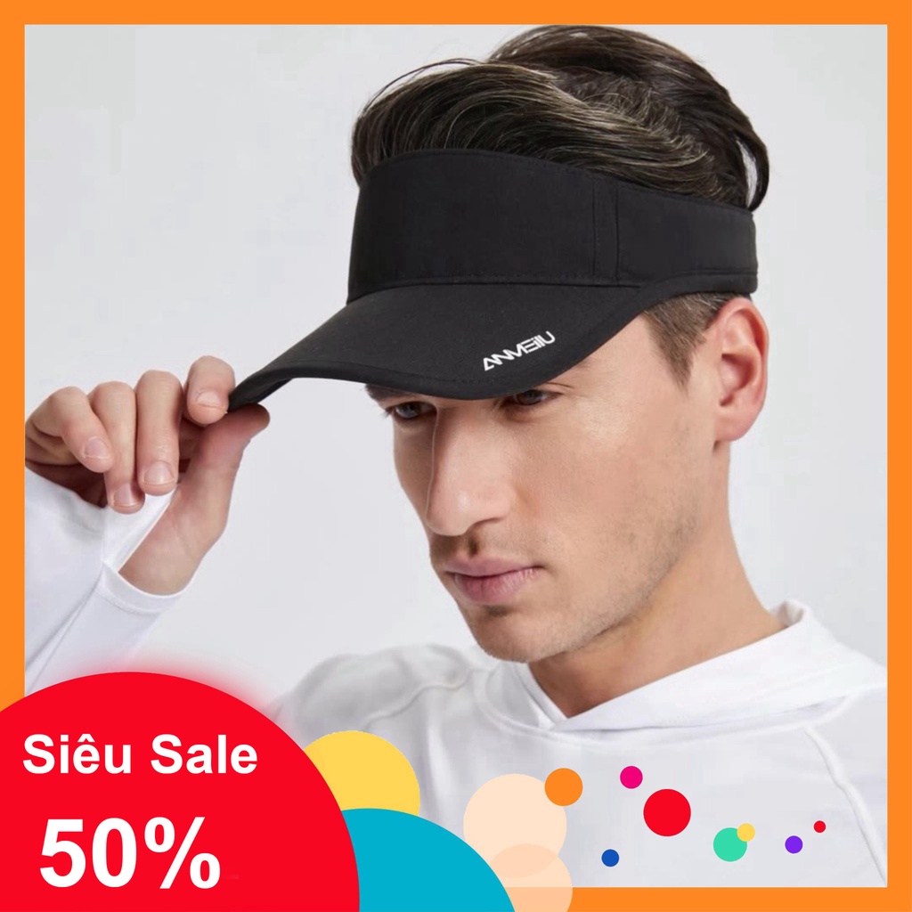 Mũ trống thể thao cao cấp chính hãng Anmeilu 5001 Mũ lưỡi trai hở đầu thời trang Gym Chạy bộ Chơi golf Đánh bóng tlhn1