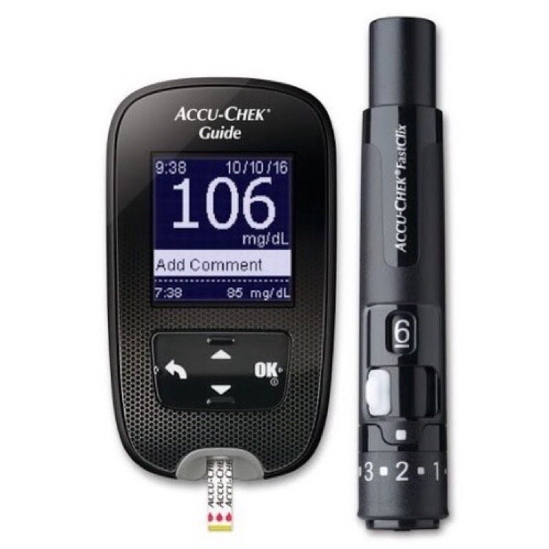 Máy đo đường huyết ACCU CHECK GUIDE-Chuẩn Đức/ Bảo hành trọn đời.