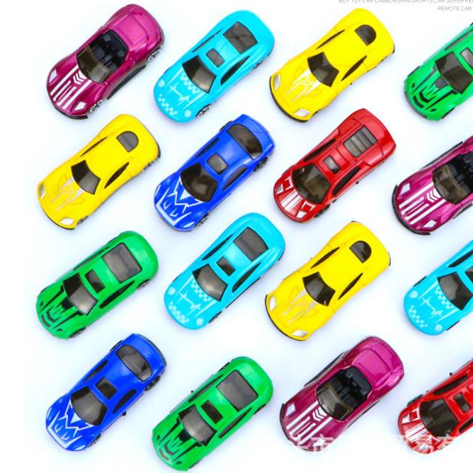 Ô tô xe đua đồ chơi trẻ em mini sắt hợp kim sưu tập quà tặng cho bé