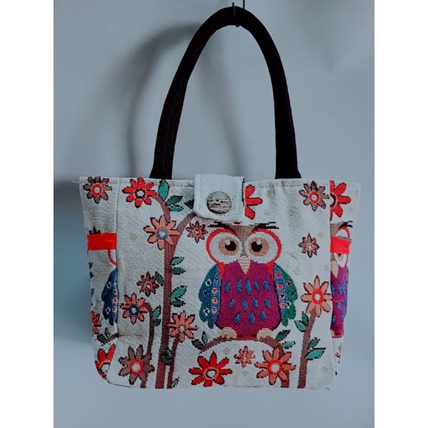 Túi làn khoá cúc dừa size 18*25cm