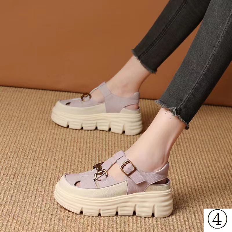 Giày Sandal Thể Thao Đế Dày Phong Cách Roman Thời Trang Xuân Hè 2023 Mới Cho Nam Và Nữ