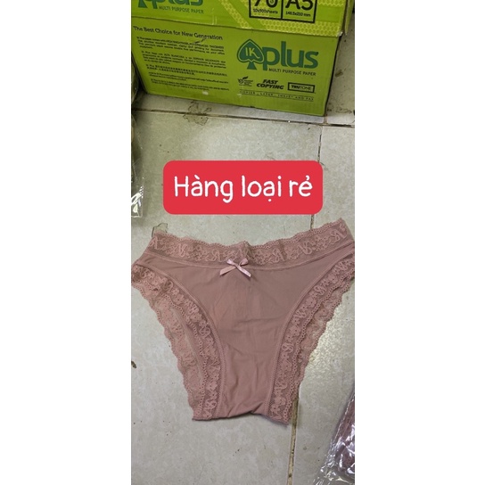 Q049 Quần lót Vic hàng qccc thun lạnh viền ren