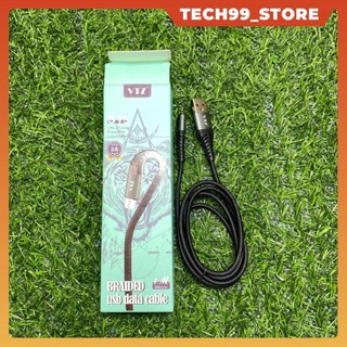 Cáp dù sạc chống đứt vtz s19 micro,braided,sạc nhanh 3a dài 100cm