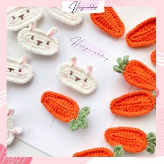 kẹp tóc handmade  bằng len dễ thương cho bé