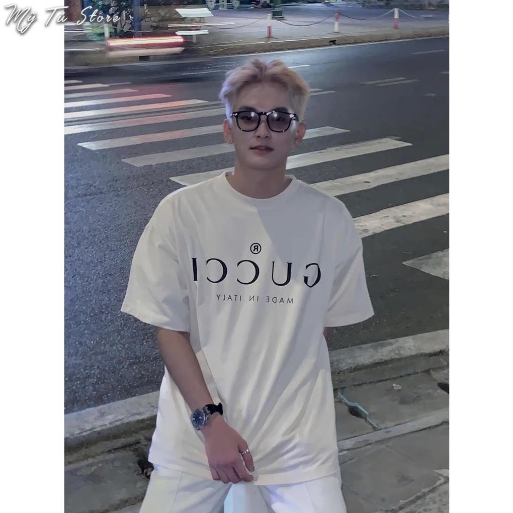 Áo thun GC Logo Made in Italy form rộng nam nữ - Mỹ Tú Store