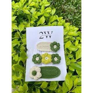 kẹp tóc handmade  bằng len dễ thương cho bé