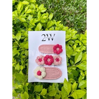 kẹp tóc handmade  bằng len dễ thương cho bé