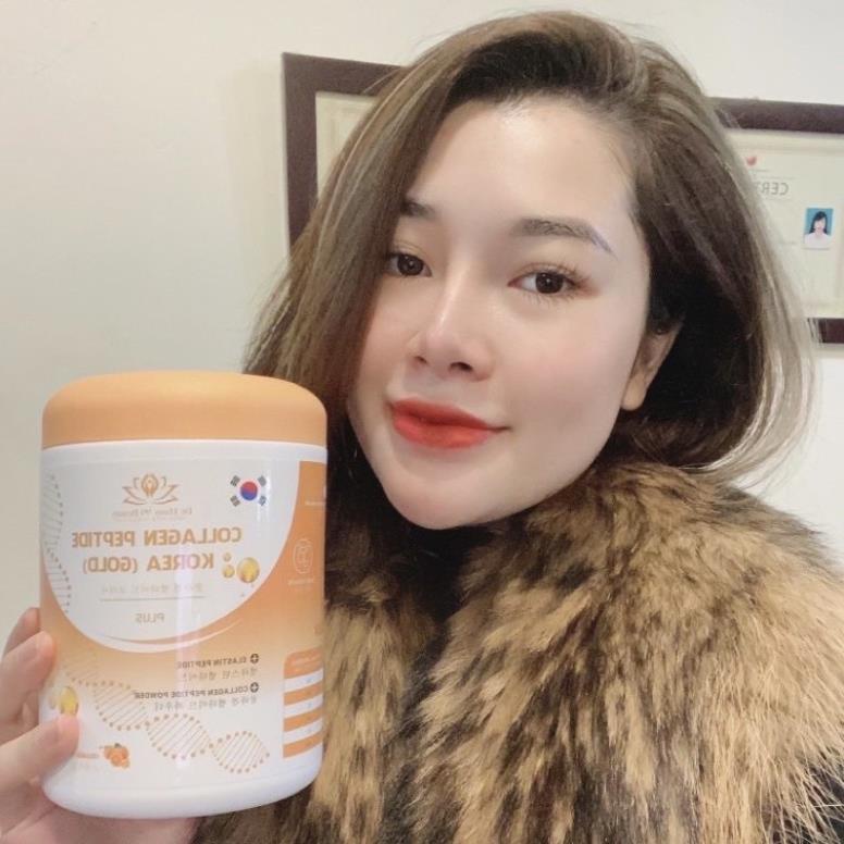 Collagen trắng da thủy phân peptide Korea Gold - Collagen  peptide plus hộp 30 gói