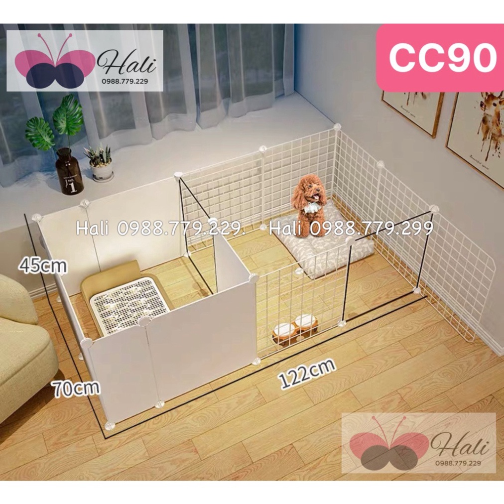 [ SALE + TẶNG CHỐT ] CHUỒNG/QUÂY/LỒNG/NHÀ/Ổ LÀM BẰNG LƯỚI SẮT LẮP GHÉP DÀNH CHO CHÓ,MÈO,SÓC,CHUỘT...(THÚ CƯNG,BỌ SÁT)