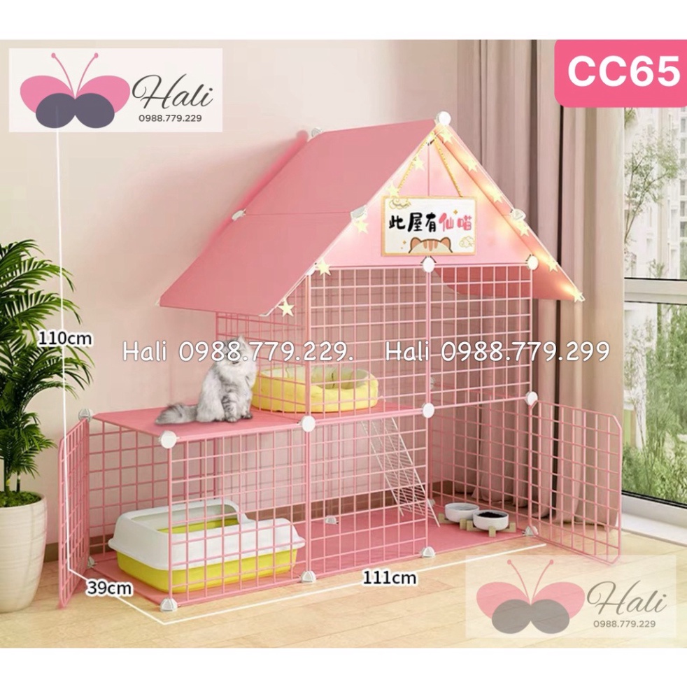 [ SALE + TẶNG CHỐT ] CHUỒNG/QUÂY/LỒNG/NHÀ/Ổ LÀM BẰNG LƯỚI SẮT LẮP GHÉP DÀNH CHO CHÓ,MÈO,SÓC,CHUỘT...(THÚ CƯNG,BỌ SÁT)