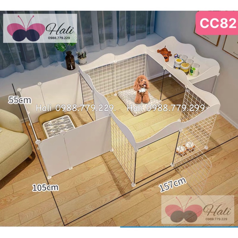 [ SALE + TẶNG CHỐT ] CHUỒNG/QUÂY/LỒNG/NHÀ/Ổ LÀM BẰNG LƯỚI SẮT LẮP GHÉP DÀNH CHO CHÓ,MÈO,SÓC,CHUỘT...(THÚ CƯNG,BỌ SÁT)