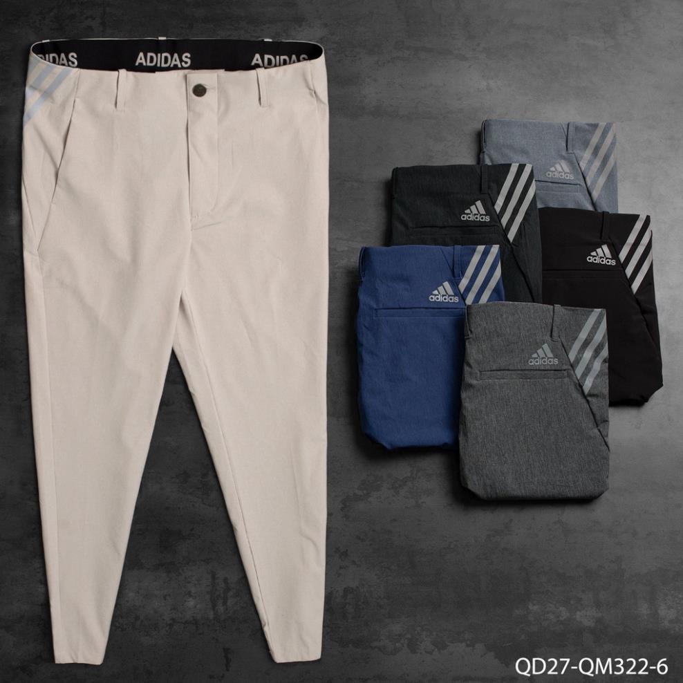 SportNew Quần dài golf Adidas xi dãn xịn QD27 - thể thao nam in viền lưng