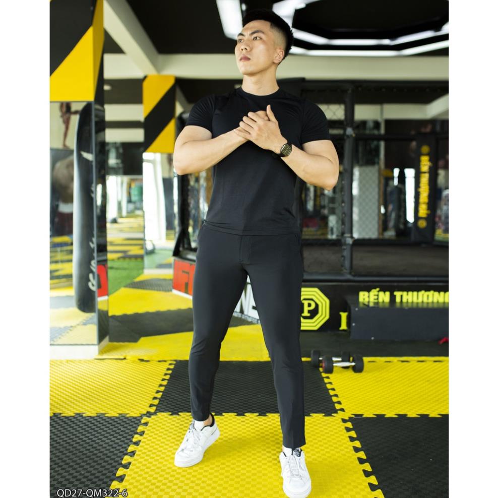 SportNew Quần dài golf Adidas xi dãn xịn QD27 - thể thao nam in viền lưng