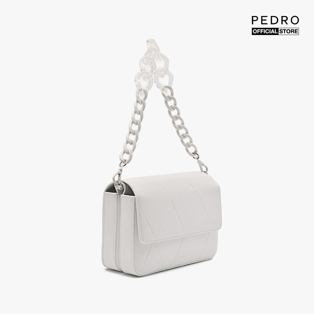 PEDRO - Túi đeo vai nữ phom chữ nhật nắp gập thanh lịch PW2-75060091-03