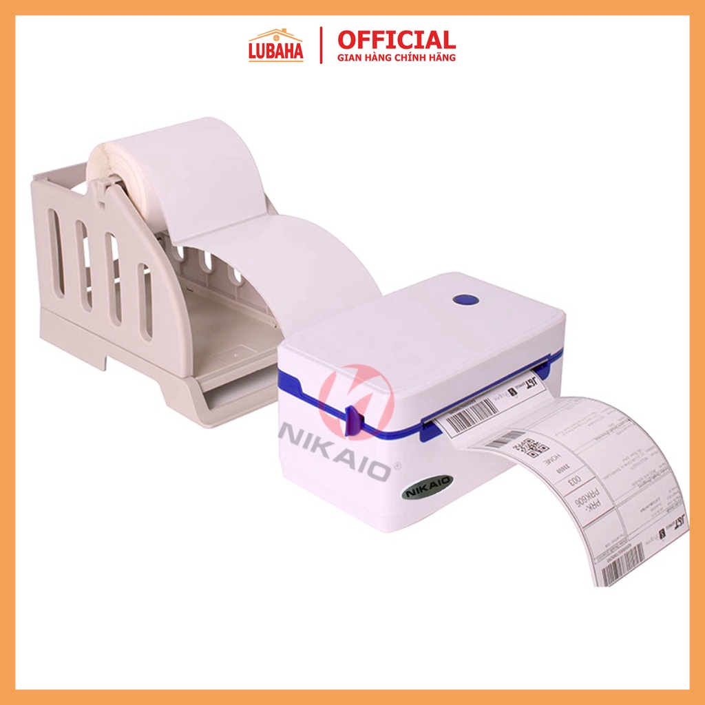 Máy In Nhiệt NIKAIO In Đơn Hàng, Hóa Đơn, Tem Mã Vạch, Kết Nối USB,WIFI, Nhanh Chóng Thời Gian In 1 Giây/1 Đơn