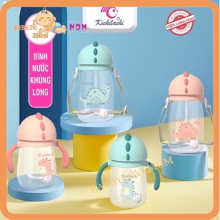 Bình nước / Bình uống nước nhựa PP chống sặc Kichi - chống đổ hình Khủng Long Kichilachi 240ml / 360ml