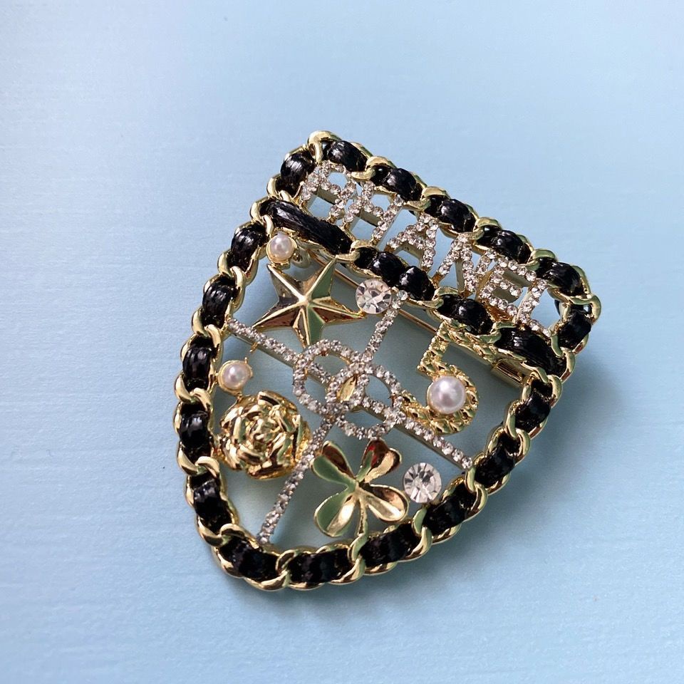 Trâm Cài Áo Ngôi Sao Mới Năm 2021 Phong Cách Xiaohongshu Ánh Sáng Sang Trọng Thời Trang Pháp Cổ Điển a