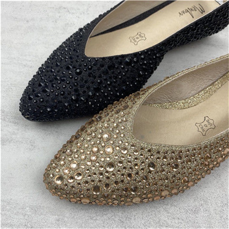 Giày Sandal Mũi Nhọn Đính Đá Thời Trang 2022 Cho Nữ