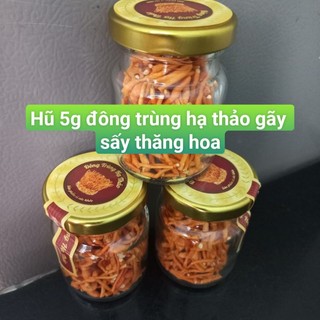 Hũ 5g đông trùng hạ thảo loại gãy