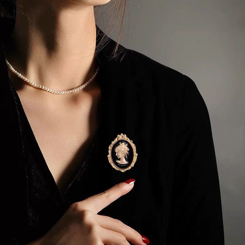 Ghim Cài Áo Phong Cách Âu Mỹ Cổ Điển Cho Nữ