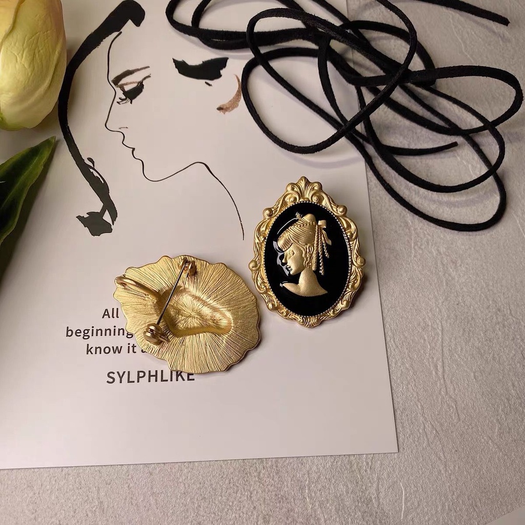 Ghim Cài Áo Phong Cách Âu Mỹ Cổ Điển Cho Nữ