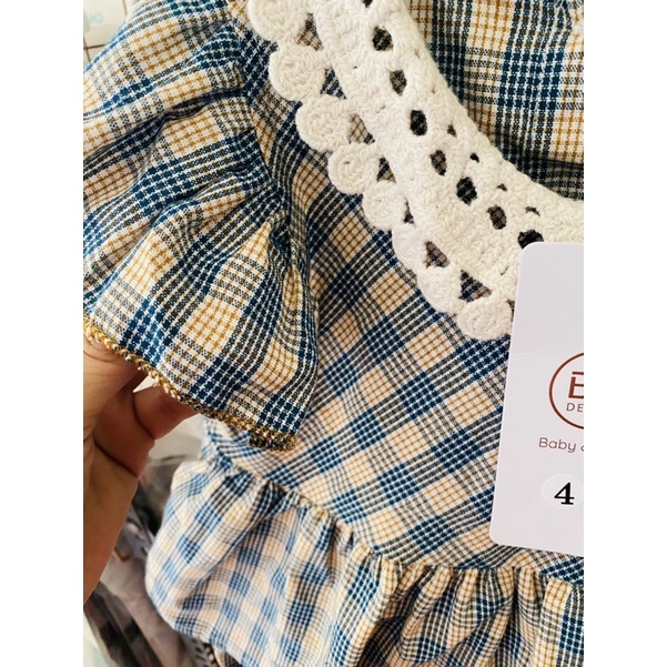 Bộ quần áo bé gái hàng thiết kế nhà Bn