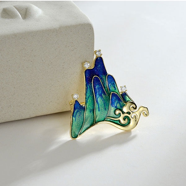 Trâm Cài Áo Jiangshan Yunqi Thiết Kế Phong Cách Trung Hoa Cao Cấp Kèm Phụ Kiện Cài Phụ Kiện Cho Nữ