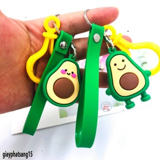 Móc khoá hình quả bơ xinh xẻo loại bơ - móc treo cỡ lớn