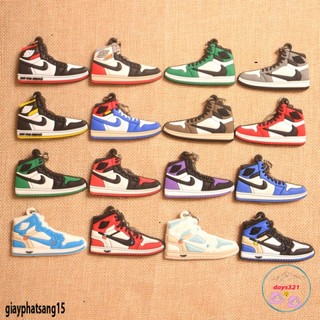 Móc khoá 2D sneaker 👟móc khoá hình chiếc giầy Jordan