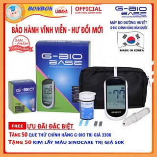 [HÀNG CAO CẤP CHÍNH HÃNG] Máy Đo Đường Huyết, Đo Tiểu Đường GBIO (Full Set)- M.I.TECH Chính Hãng Hàn Quốc