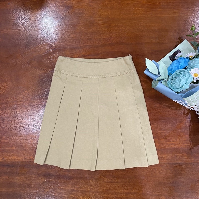 Chân Váy kaki Bé Gái Đồng Phục .