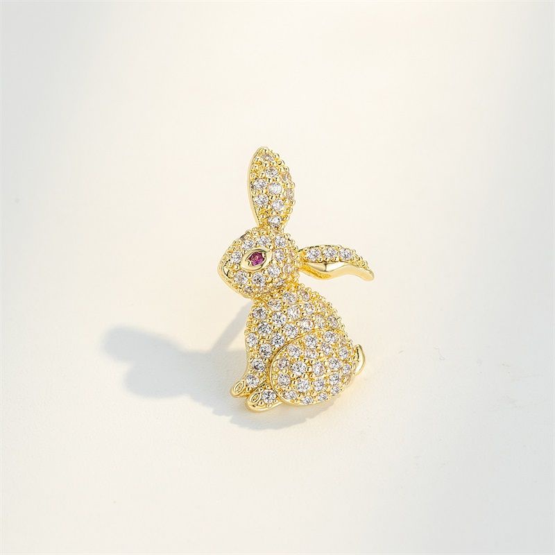 Trâm Cài Áo Hình Thỏ Bằng Lụa niche Cao Cấp Thời Trang 2022 Cho Nữ