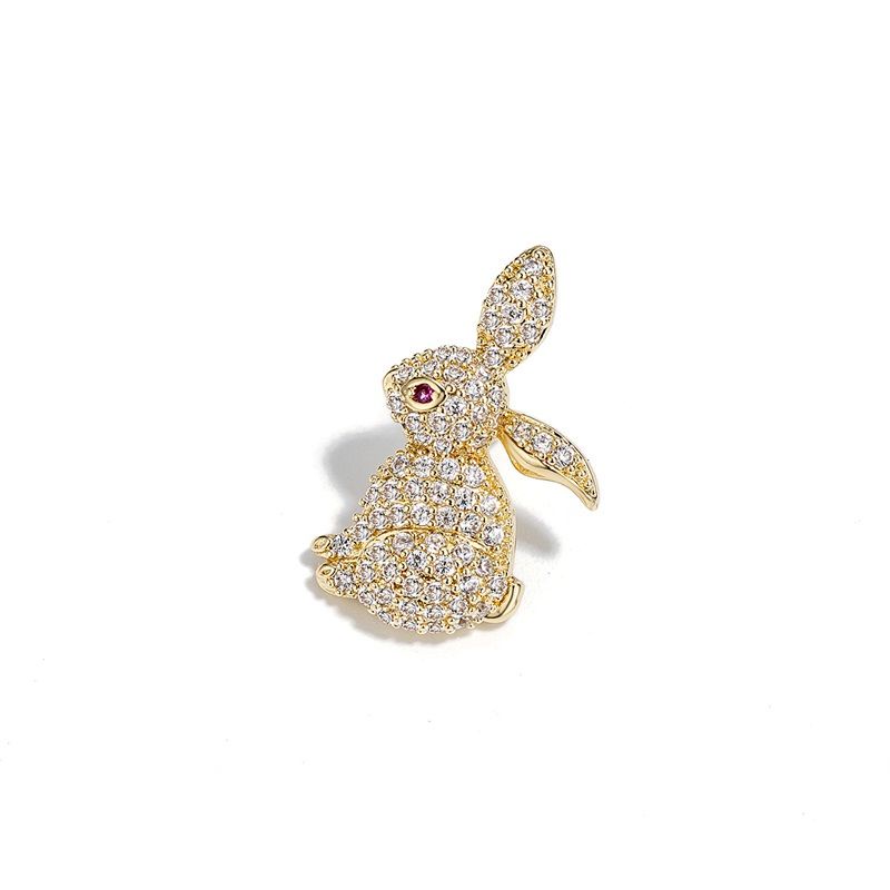 Trâm Cài Áo Hình Thỏ Bằng Lụa niche Cao Cấp Thời Trang 2022 Cho Nữ