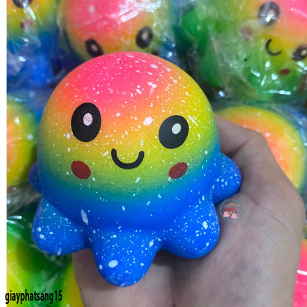 Đồ chơi squishy dẻo hình bạch tuộc dễ thương